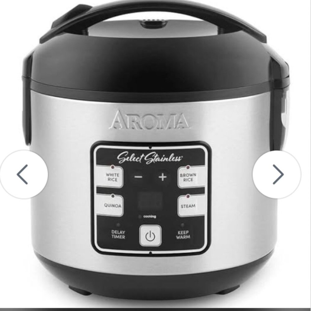 Aroma Housewares Select Stainless Digital Rice & Grain Multi-cooker, Rice Cooker